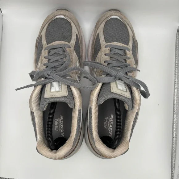 New Balance 990v5 "Moonbeam Silver" Casual Shoes Women's Size 10B W990MB5‎ - Picture 6 of 8